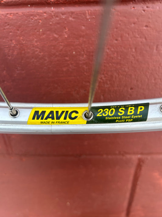 Mavic 230 SBP Shimano Deore LX 26" Wheelset