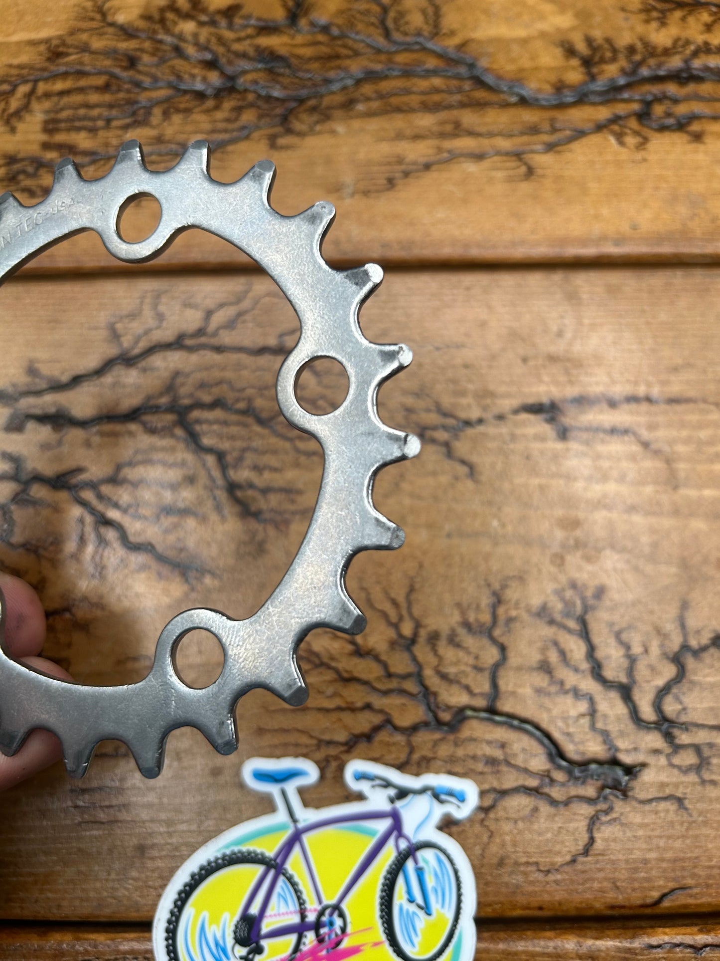 Action Tec 24 Tooth 5 Bolt 74 BCD Titanium Chainring