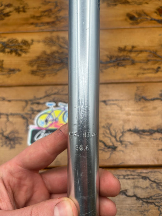 Control Tech 26.6mm 235mm Silver Seatpost