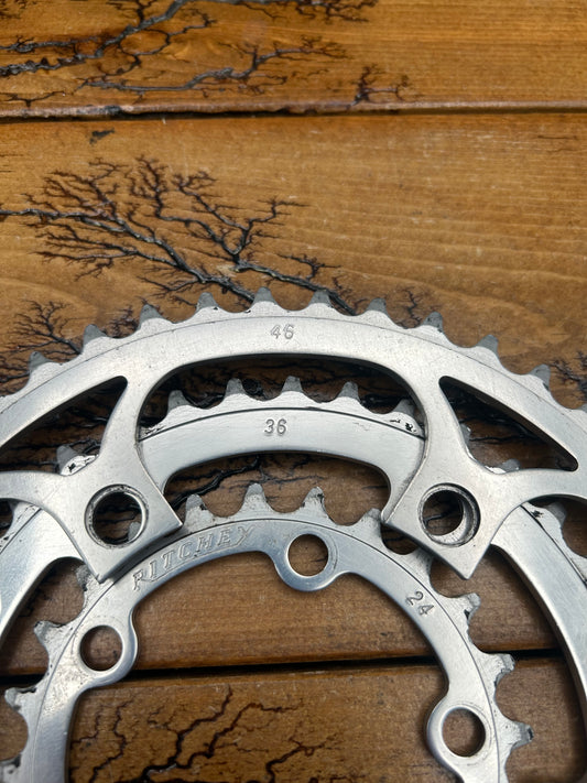 Ritchey 46/36/24 110/74 BCD Chainring Set