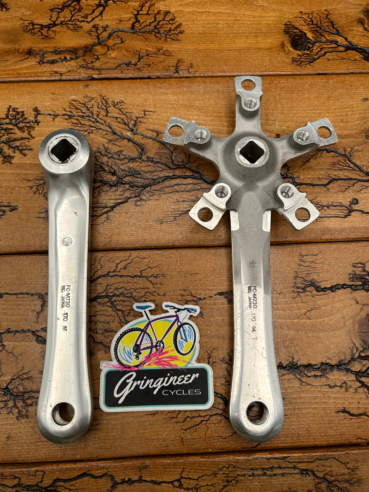 Shimano Deore XT FC-M730 170mm Crankarms