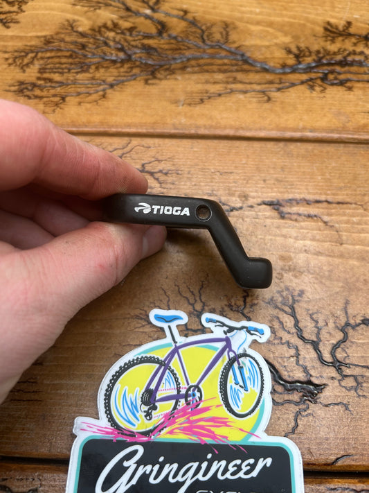 Tioga 1 1/8 Inch Threadless White Decal Cable Hanger Stop