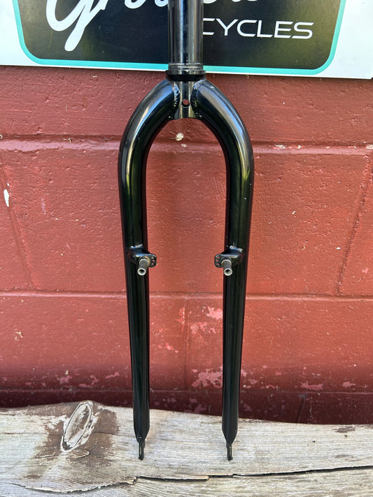 Spinner Black 26" 165mm Of Steerer 1 1/8 Inch Threadless Rigid Fork