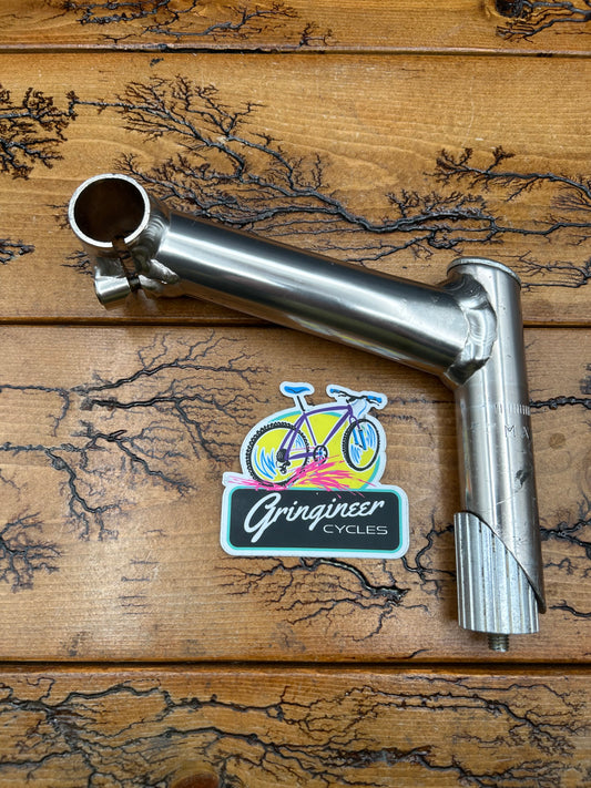 150mm 1 1/4 Inch 25.4mm Silver Quill Stem