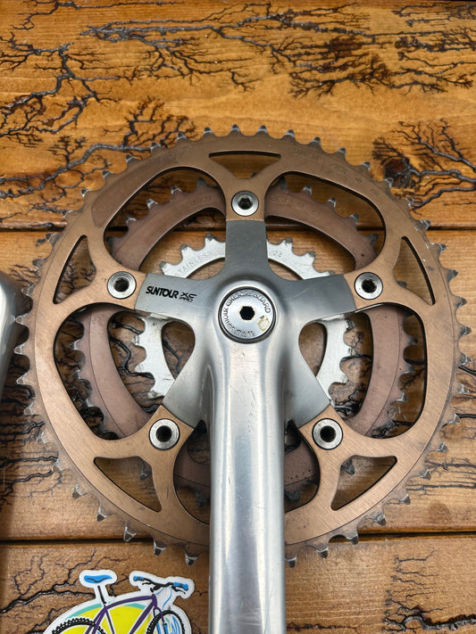 Suntour XC Pro 46/36/24 175mm Square Taper Crankset