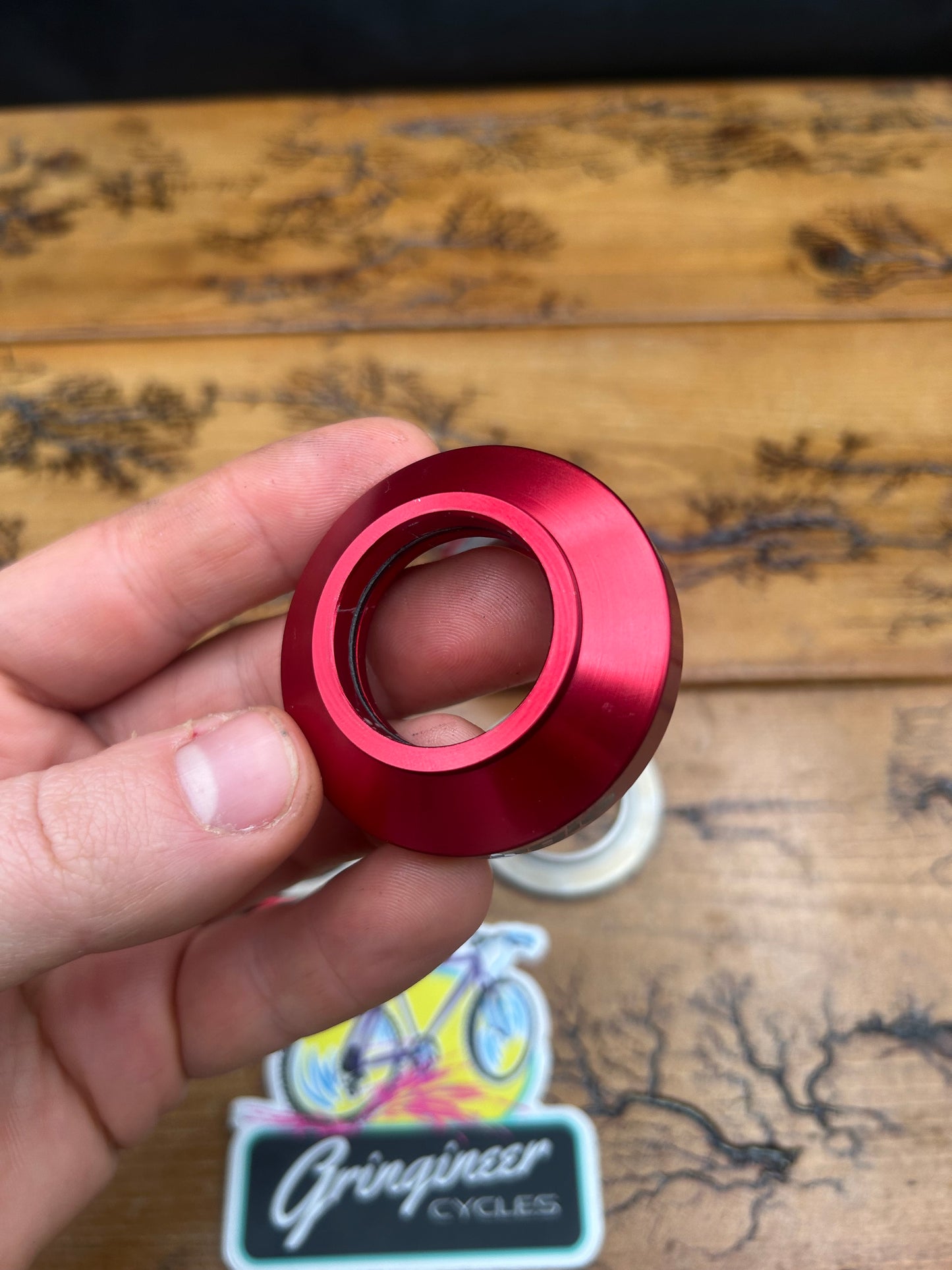 Ringle Slamma Jamma Red Anodized 1 1/8 Threadless Headset