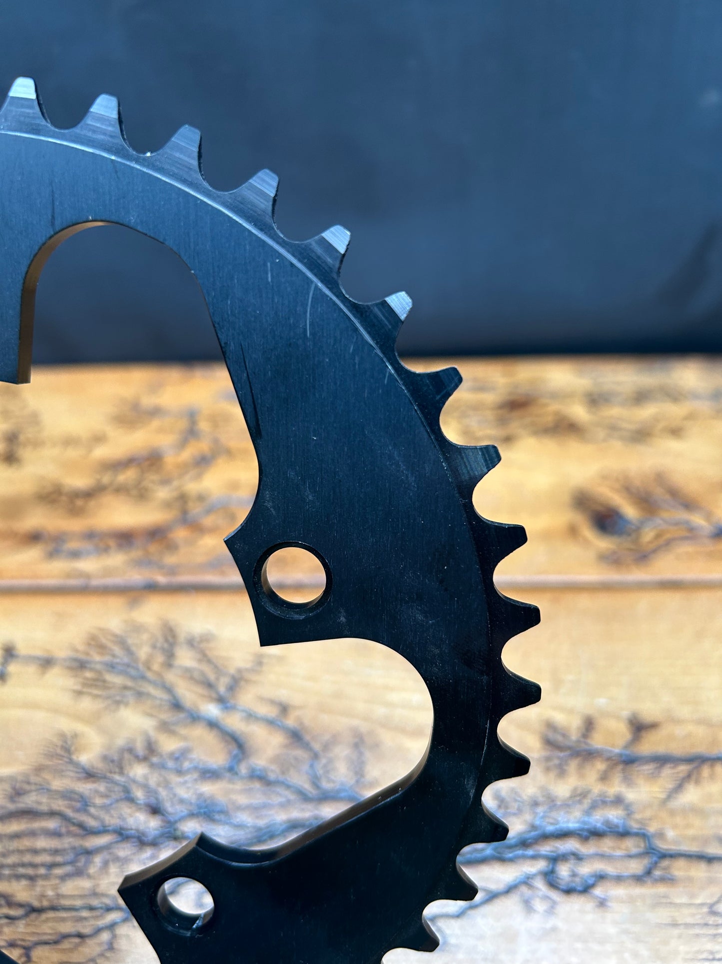 Blackspire 44 Tooth 110 BCD 5 Bolt Black Chainring NOS