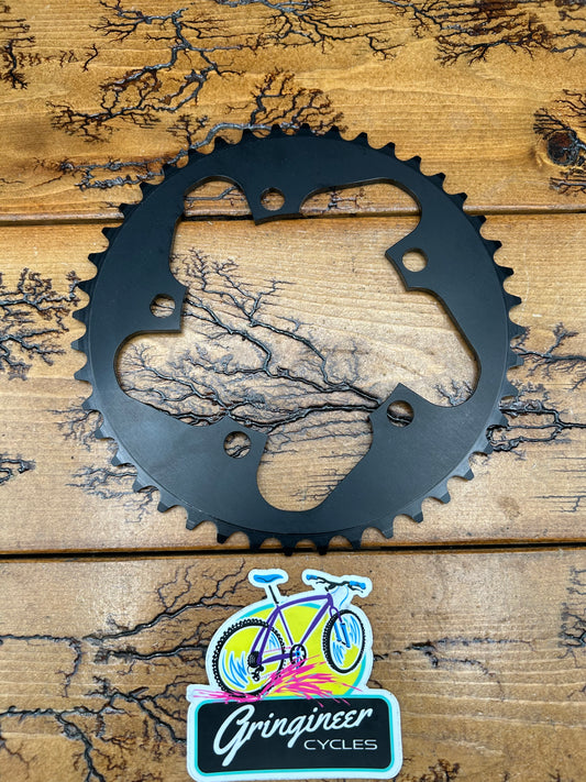 Blackspire 44 Tooth 110 BCD 5 Bolt Black Chainring NOS