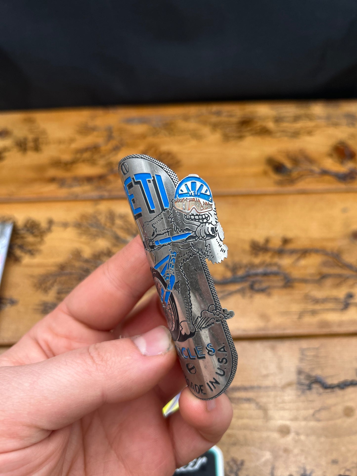 Yeti Yetiman 1 of 1 Metal Head Badge