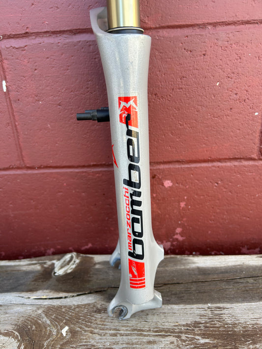 Marzocchi Bomber MX Comp 26" 1 Inch Threadless Rim Or Disc Brake Suspension Fork