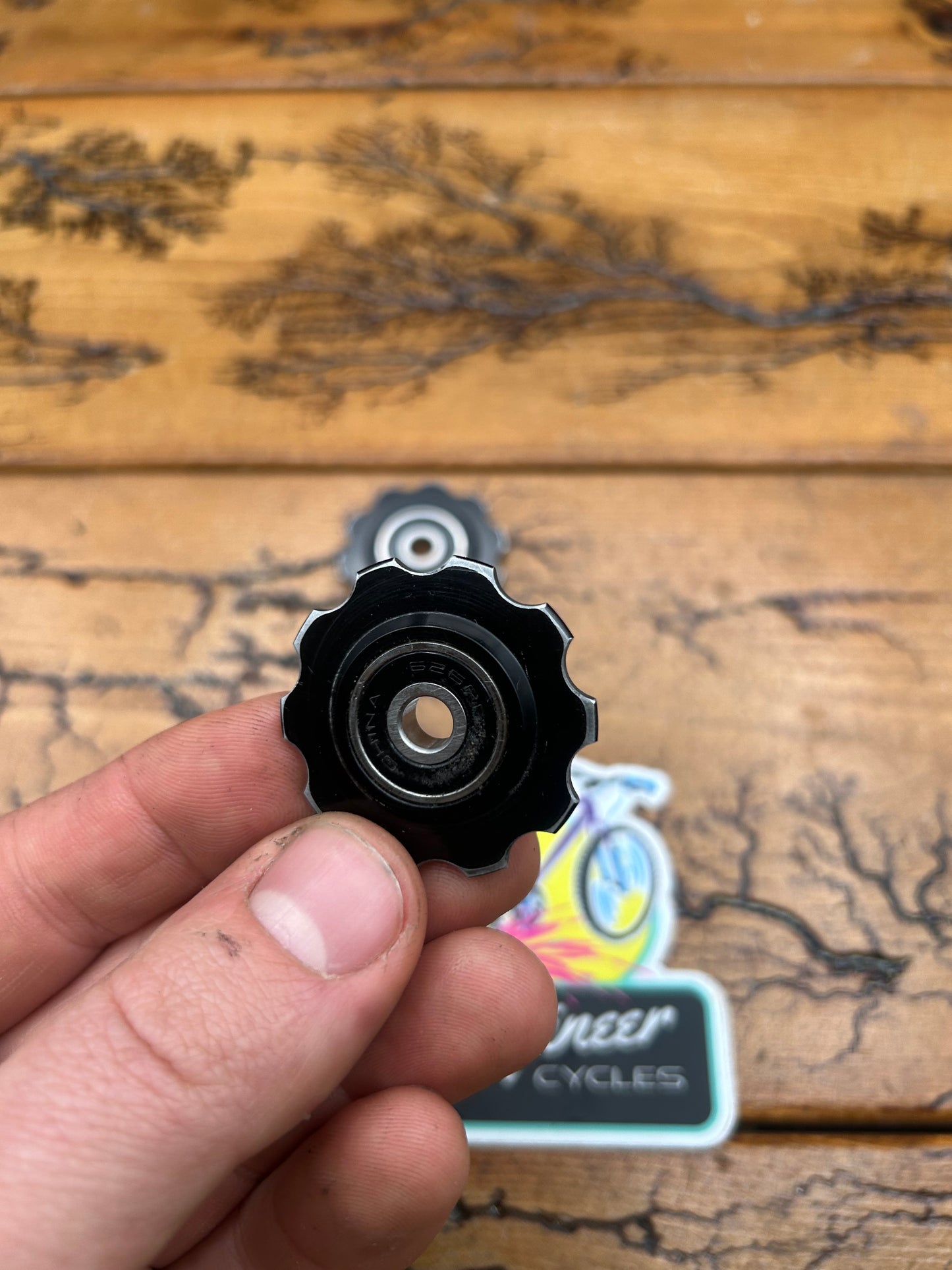 Black Anodized Rear Derailleur Pulley Set