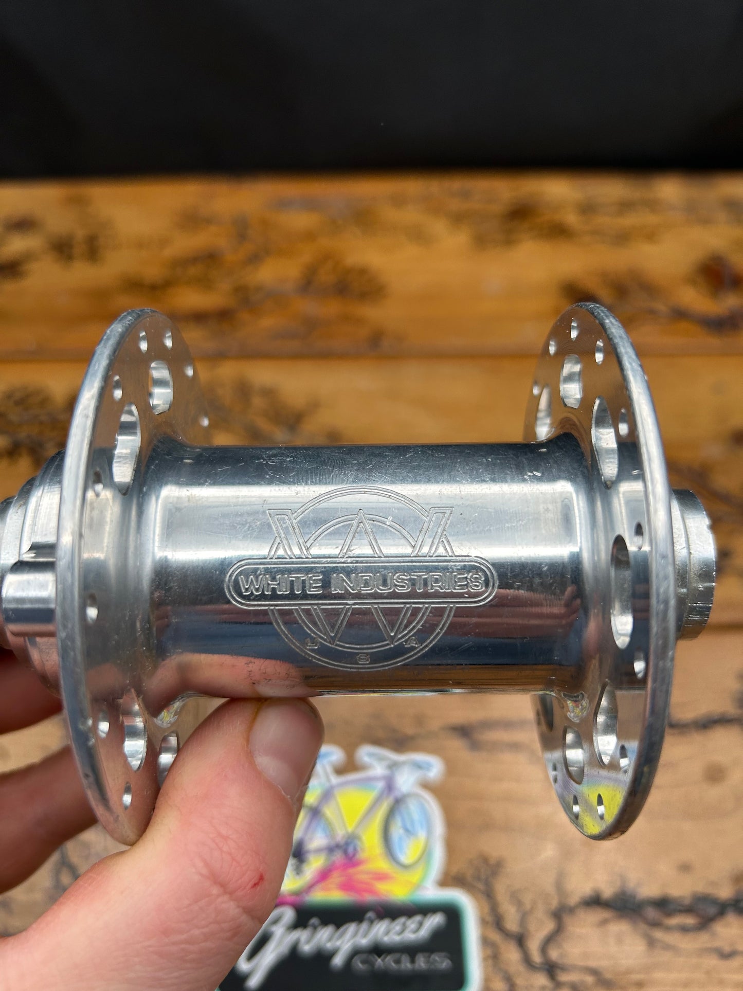 White Industries 20mm Thru Axle 32 Hole Rock Shox 3 Bolt Disc Front Hub
