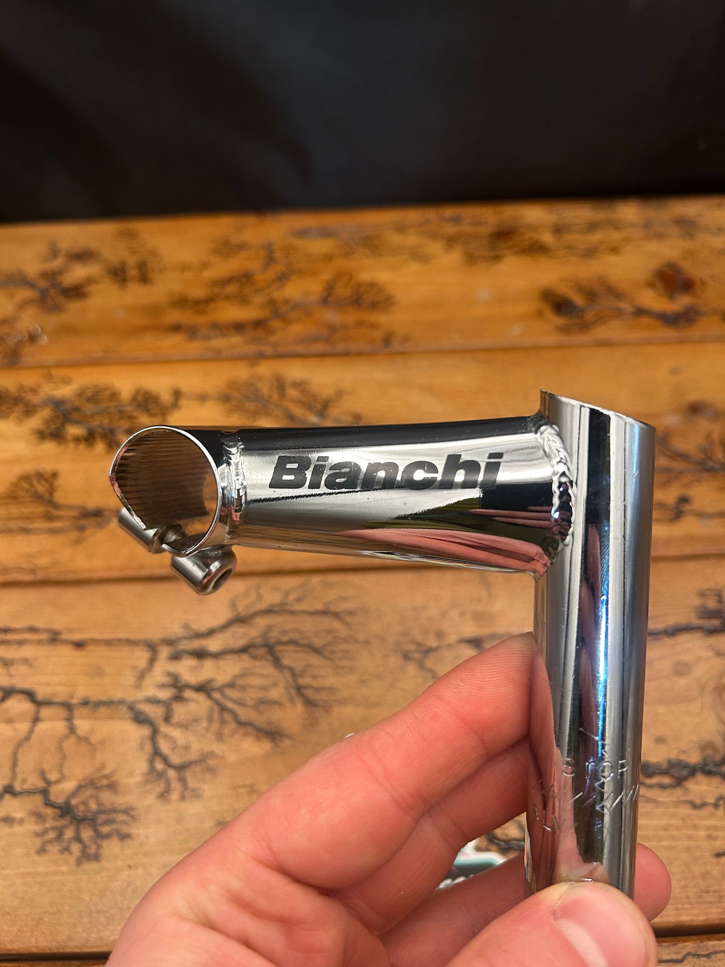 ITM Bianchi 90mm 1 Inch Chrome Quill Stem