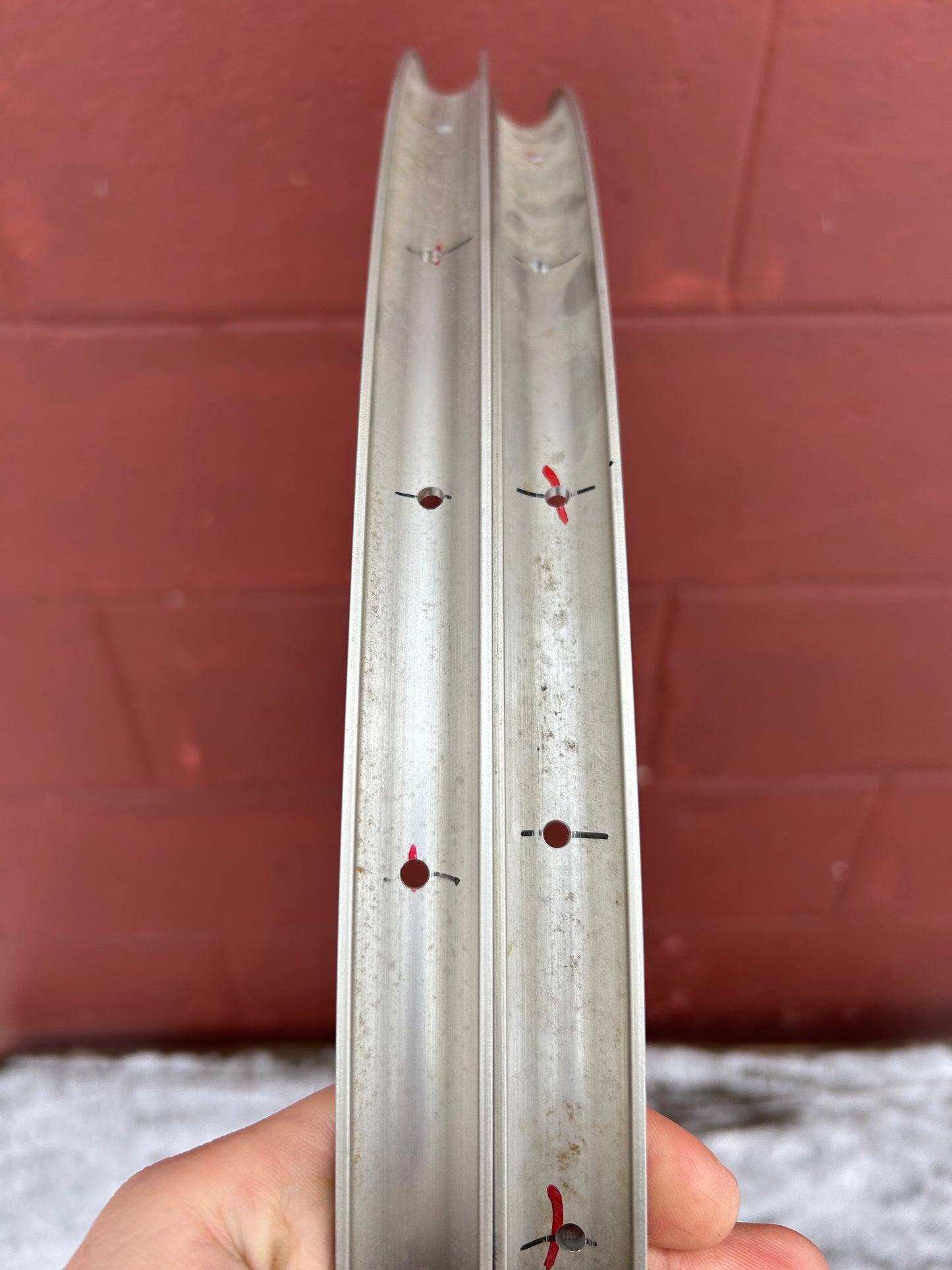 Weinmann Bontrager BCX 1 Green Logo 28 Hole 26 Inch Rims Set of 2 NOS