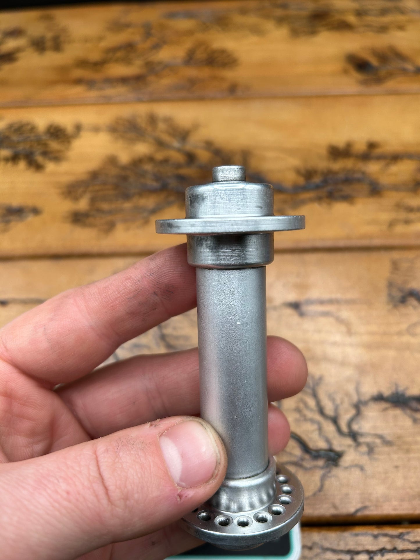 Hi-E 36 Hole Silver Front Hub