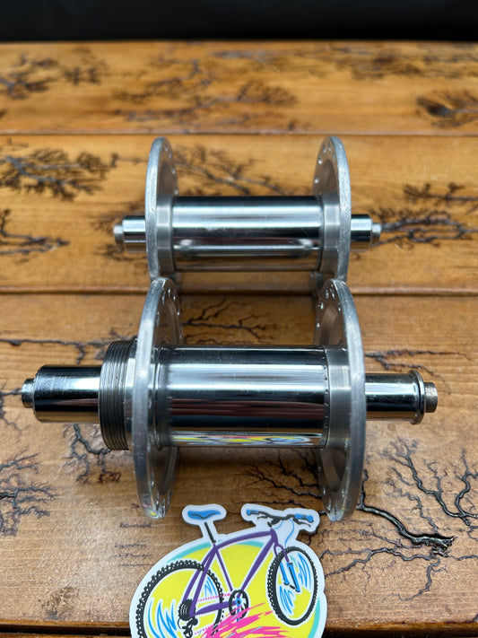 Phil Wood 100/120 36 Hole High Flange 3 Piece 1st Generation Hub Set