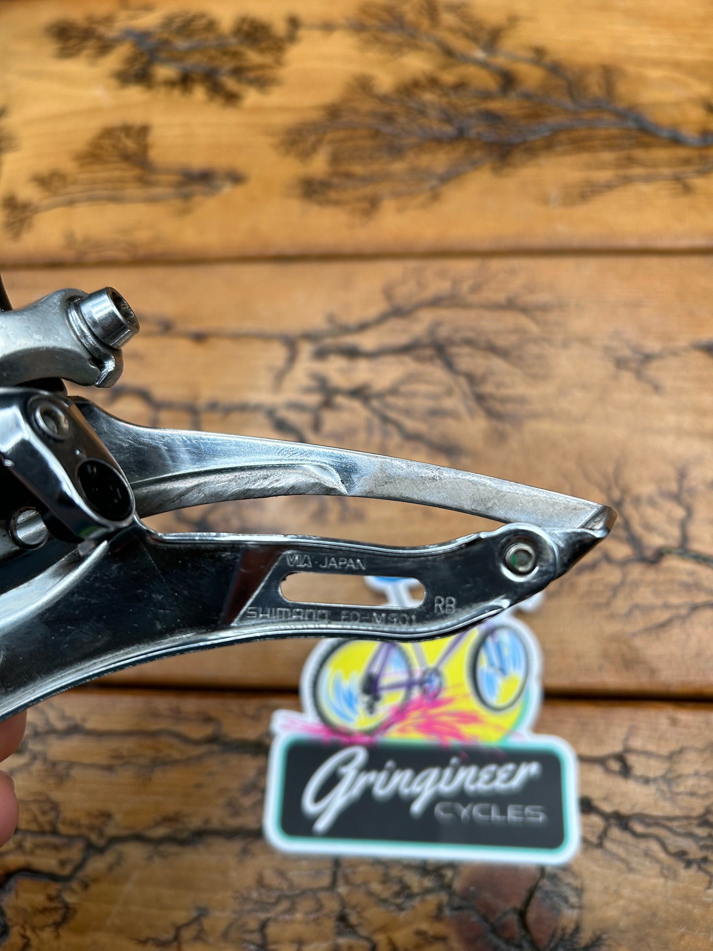 Shimano XTR FD-M901 38mm Clamp For Manitou Frames Top Pull Front Derailleur