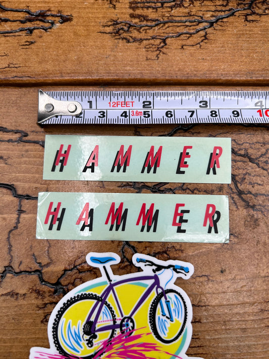 Rocky Mountain Hammer Red/Black Decals