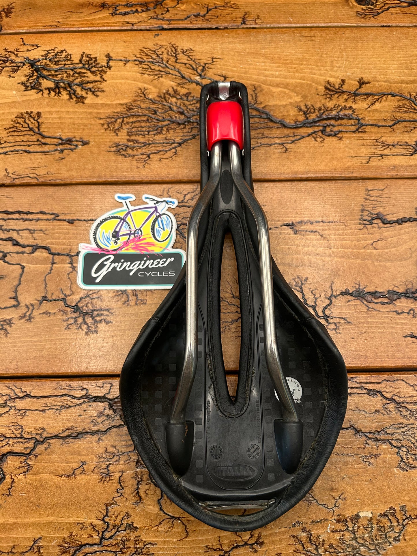Selle Italia Flite Gel Flow Black Titanium Rails Saddle