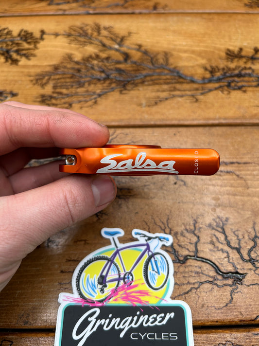 Salsa 35.0mm Orange Flip Lock Seatpost Collar
