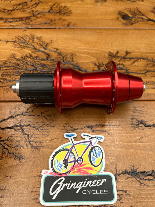Ringle Super Duper Bubba Red 36 Hole 135mm Rear Hub
