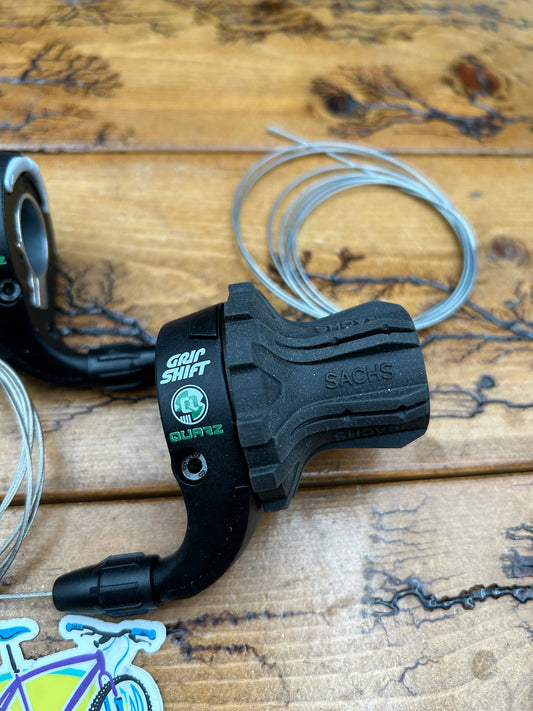 Sachs Quarz 3x9 Grip Shifter Set NOS