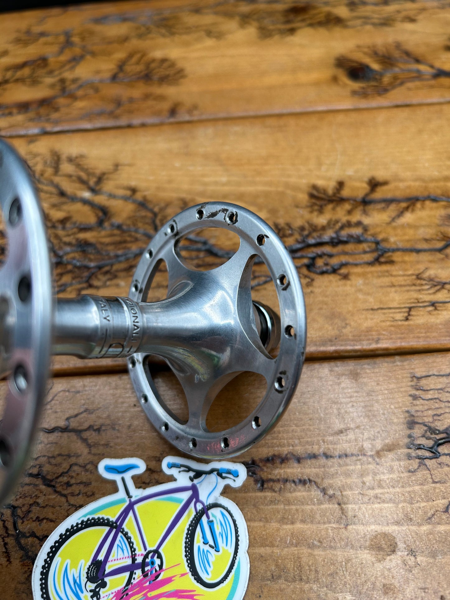 Campagnolo C Record Pista Bolt On High Flange Sheriff Star Front Hub