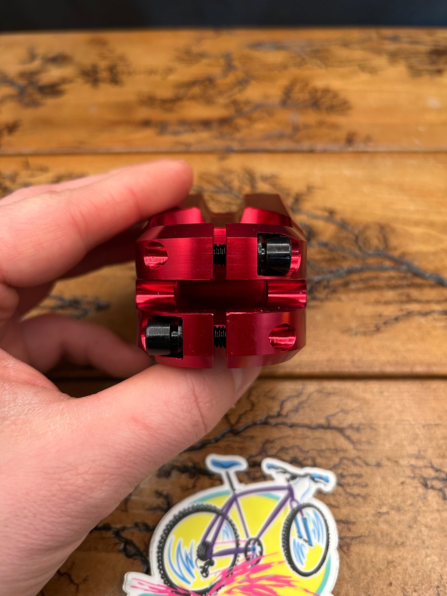 Azonic Barretta Red Anodized 45mm 31.8mm 1 1/8 Threadless Stem
