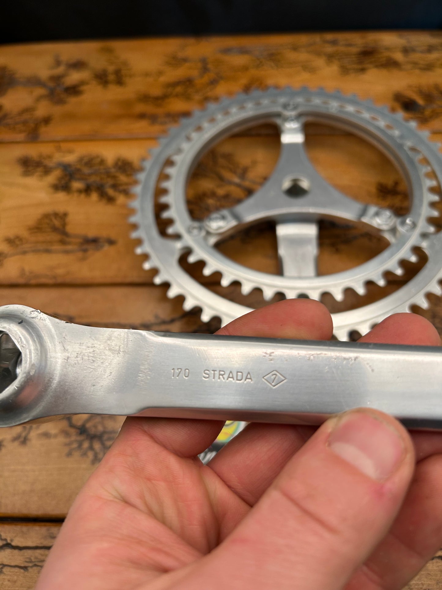 Campagnolo Gran Sport 3320/A 53/42 170mm Crankset NOS