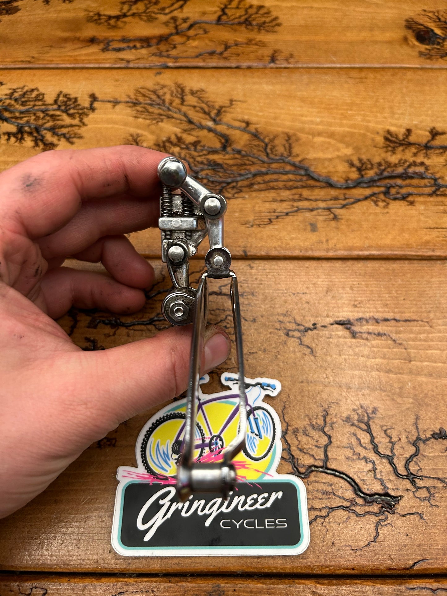 Campagnolo Record 3 Hole Braze On Front Derailleur