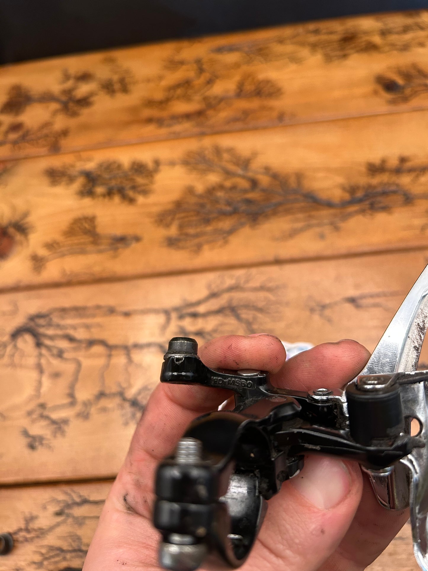 Shimano Deore LX FD-M560 28.6mm Bottom Pull Front Derailleur
