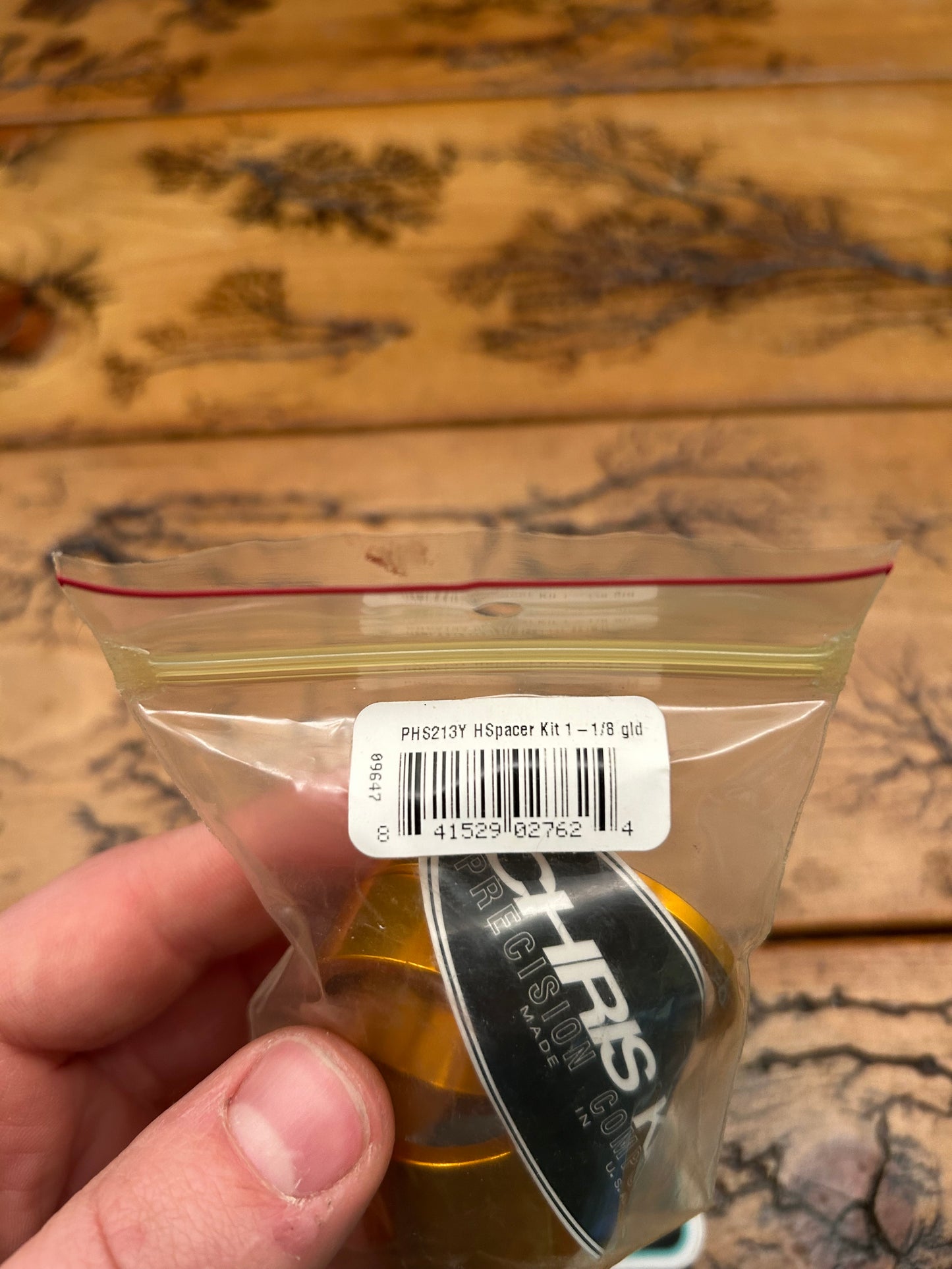 Chris King Gold 1 1/8 Threadless Spacer Kit NOS