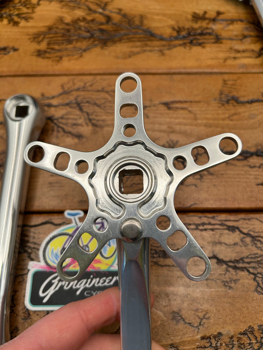 Topline Triple 110 BCD / 56 BCD 175mm Silver Crankset
