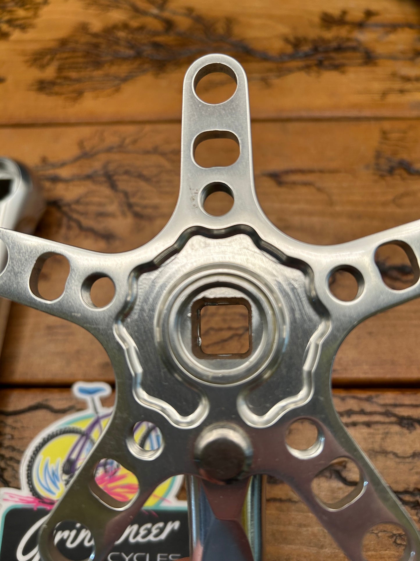 Topline Triple 110 BCD / 56 BCD 175mm Silver Crankset