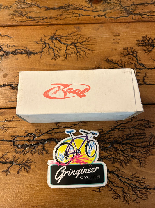 Real Design Black 28 Hole QR Rim Brake Front Hub NOS