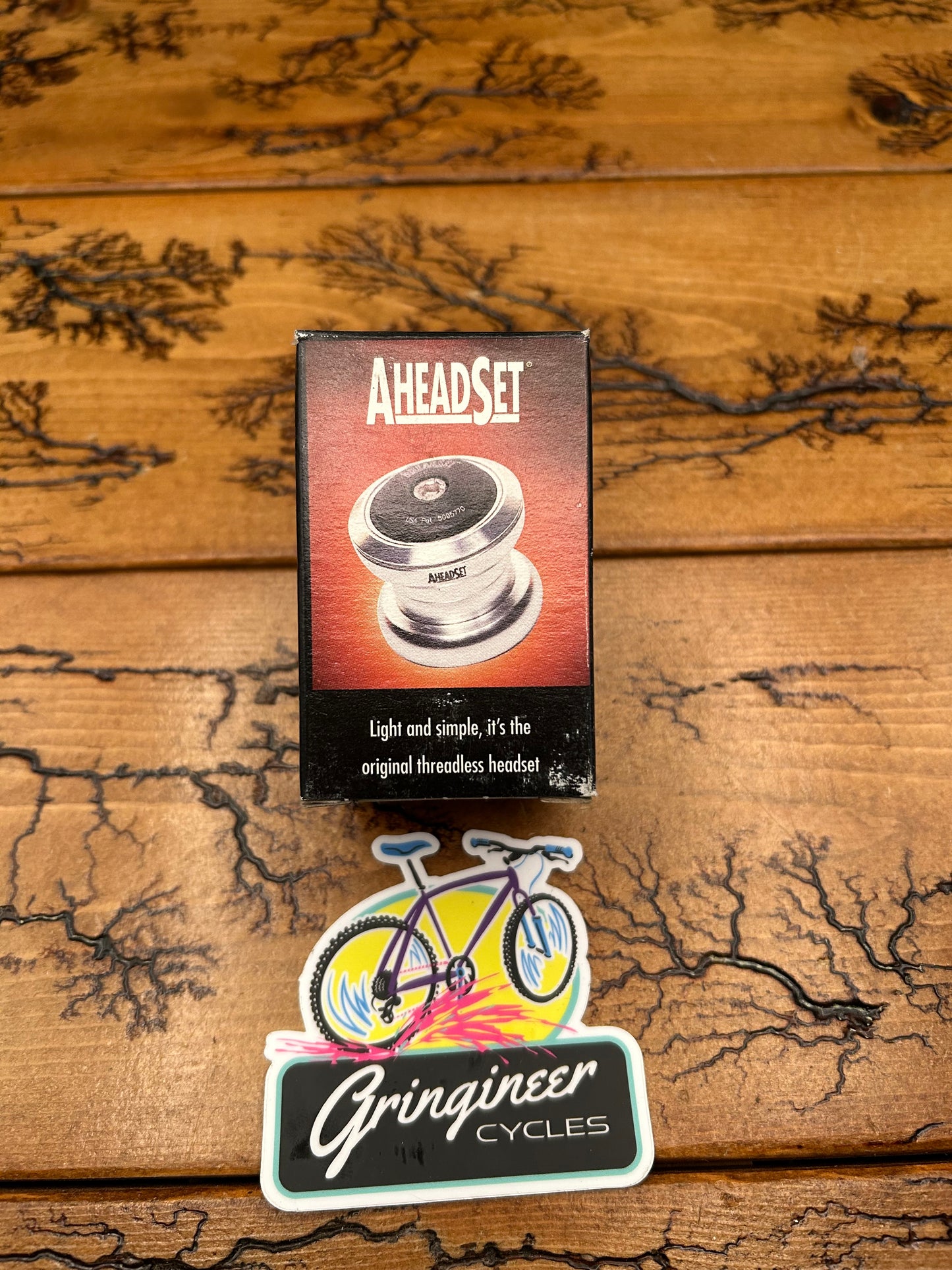 Aheadset Hs0114 Black 1 Inch Threadless Headset NOS