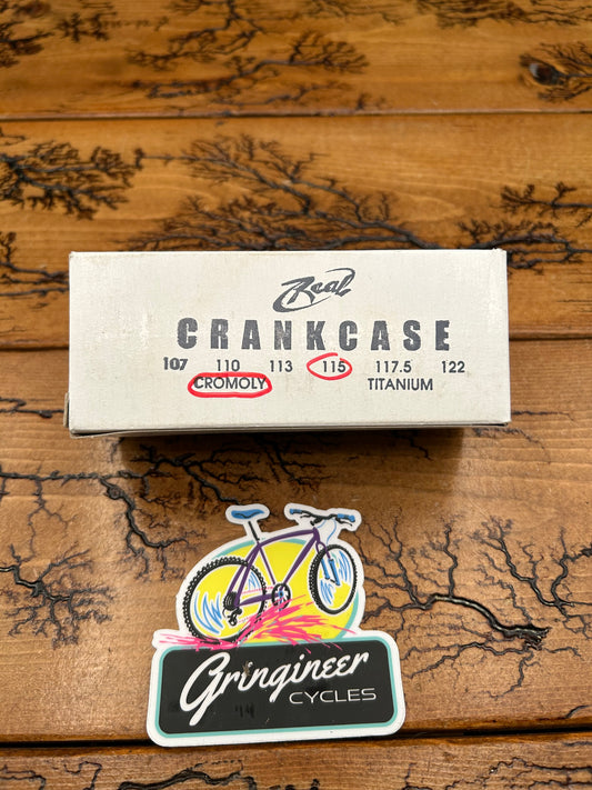Real Design Crankcase 115mm 68/73mm Adjustable Square Taper Bottom Bracket NOS