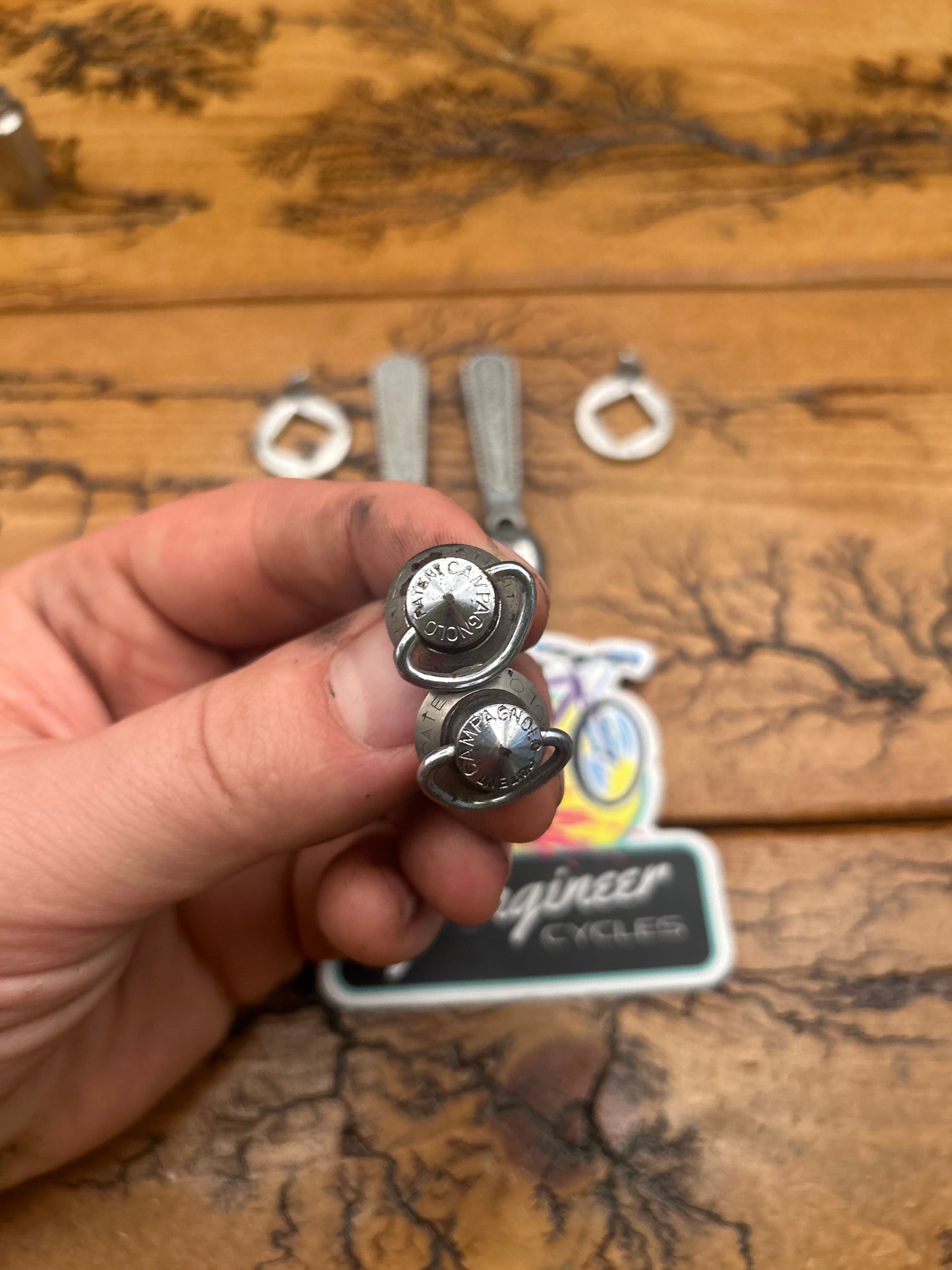 Campagnolo Record 1014 Down Tube Shifters