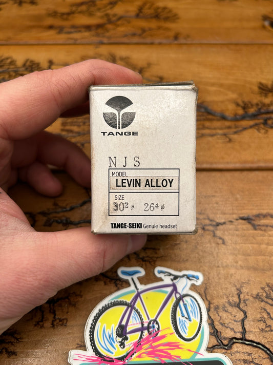 Tange Seiki Levin Alloy NJS 1 Inch ISO Threaded Headset NOS