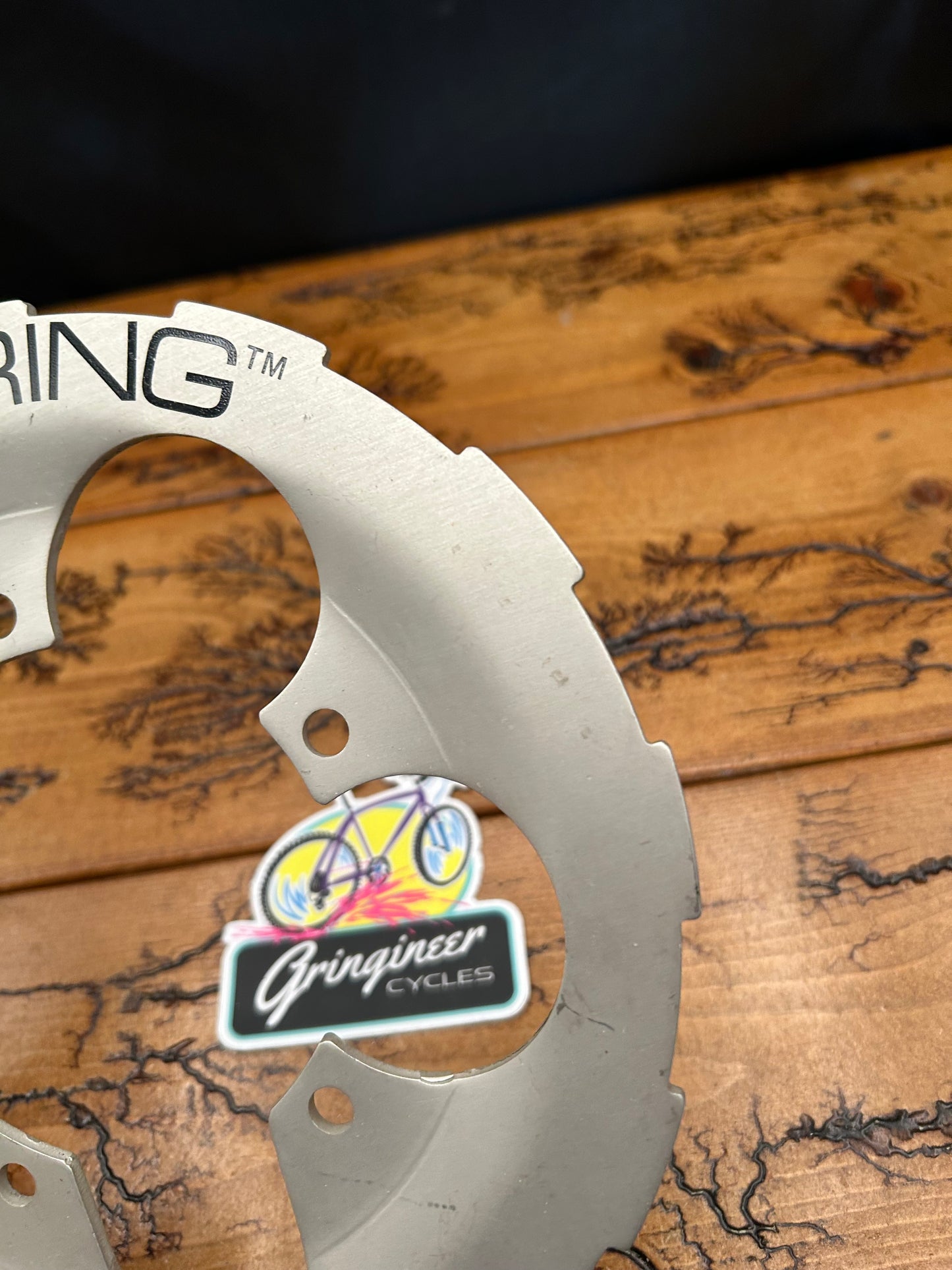 Girvin Rock Ring 5 Bolt 110 BCD Silver Bash Guard