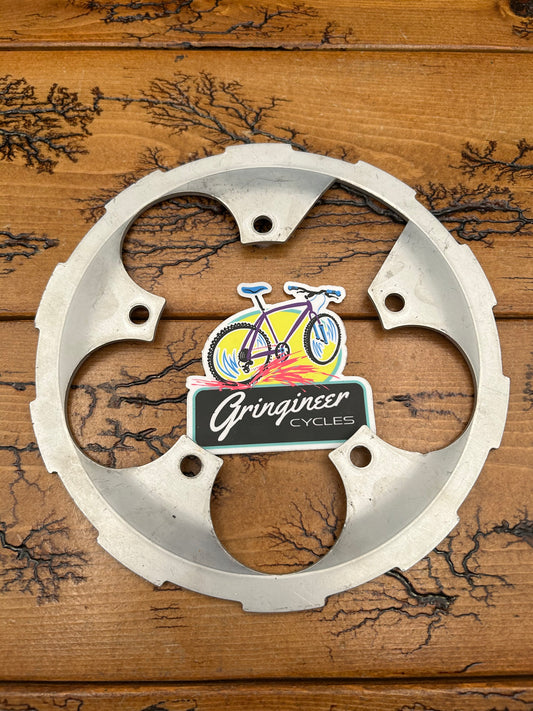 Girvin Rock Ring Silver 5 Bolt 110 BCD Bash Guard