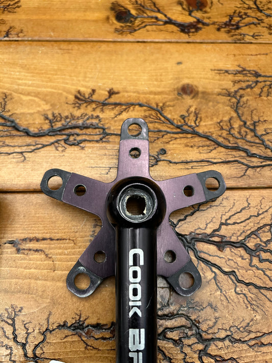 Cook Bros. Racing CBR Triple 110/74 BCD 176mm Black Crankset