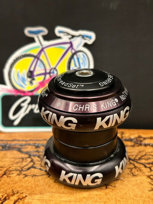 Chris King Devolution 1 1/4 to 1 1/8 Inch Black Nothreadset Threadless Headset