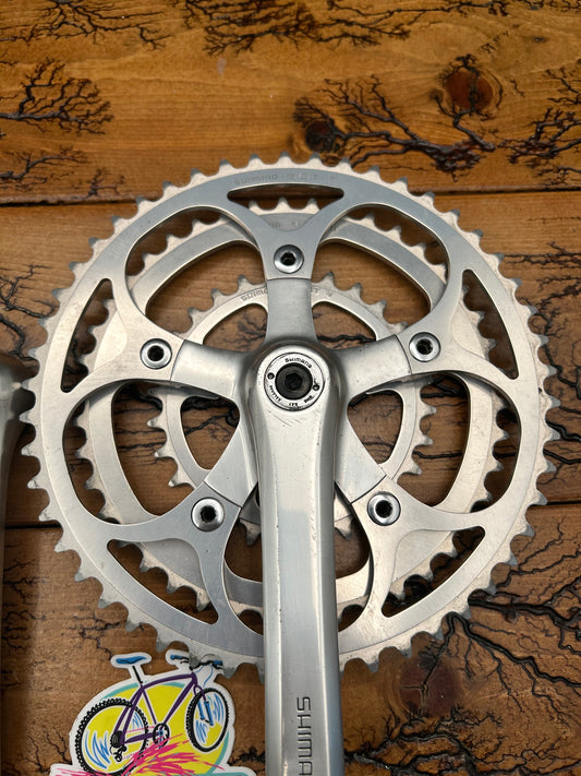 Shimano 600EX M700 FC-6206 170mm 50/42/28 Crankset