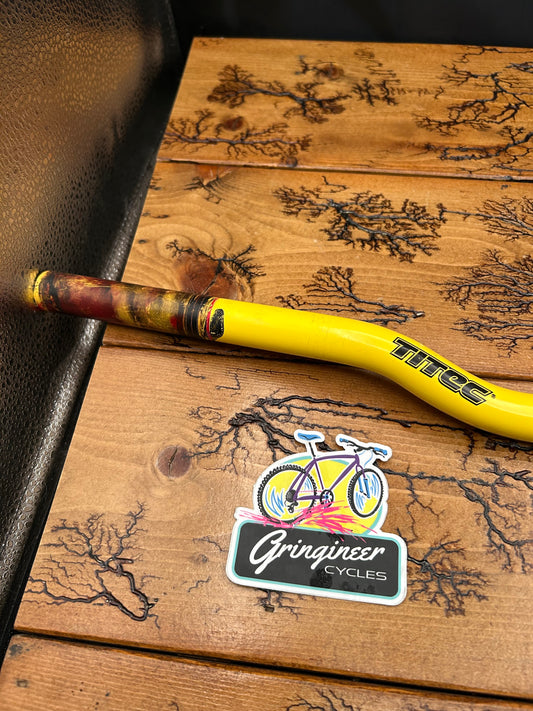 Titec Hell Bent Yellow 600mm 25.4mm Riser Handlebar