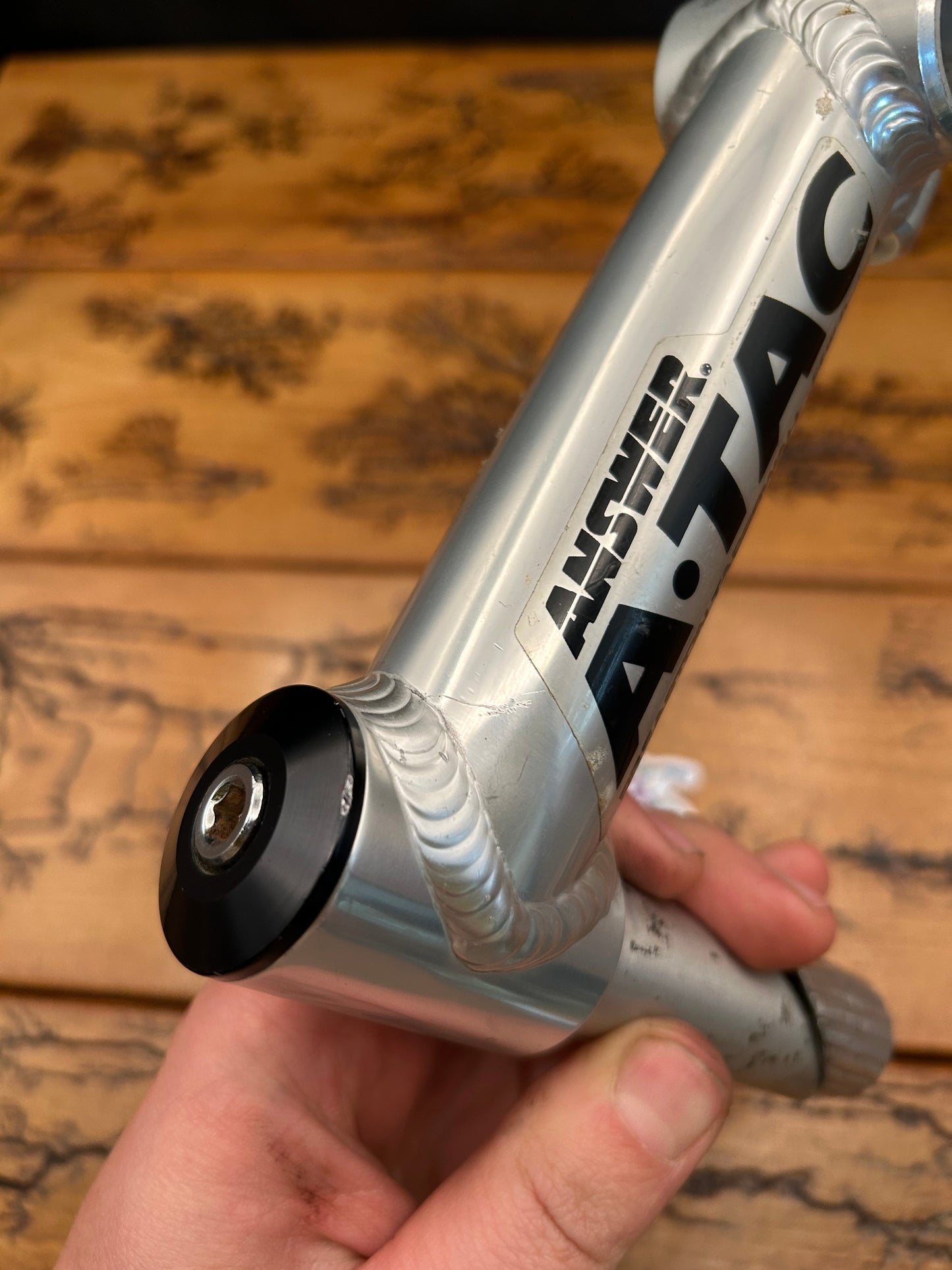 Answer ATAC 135mm Silver 25.4mm 1 1/8 Inch Quill Stem