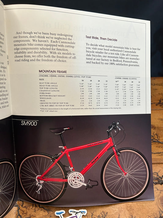 1989 Cannondale Catalog