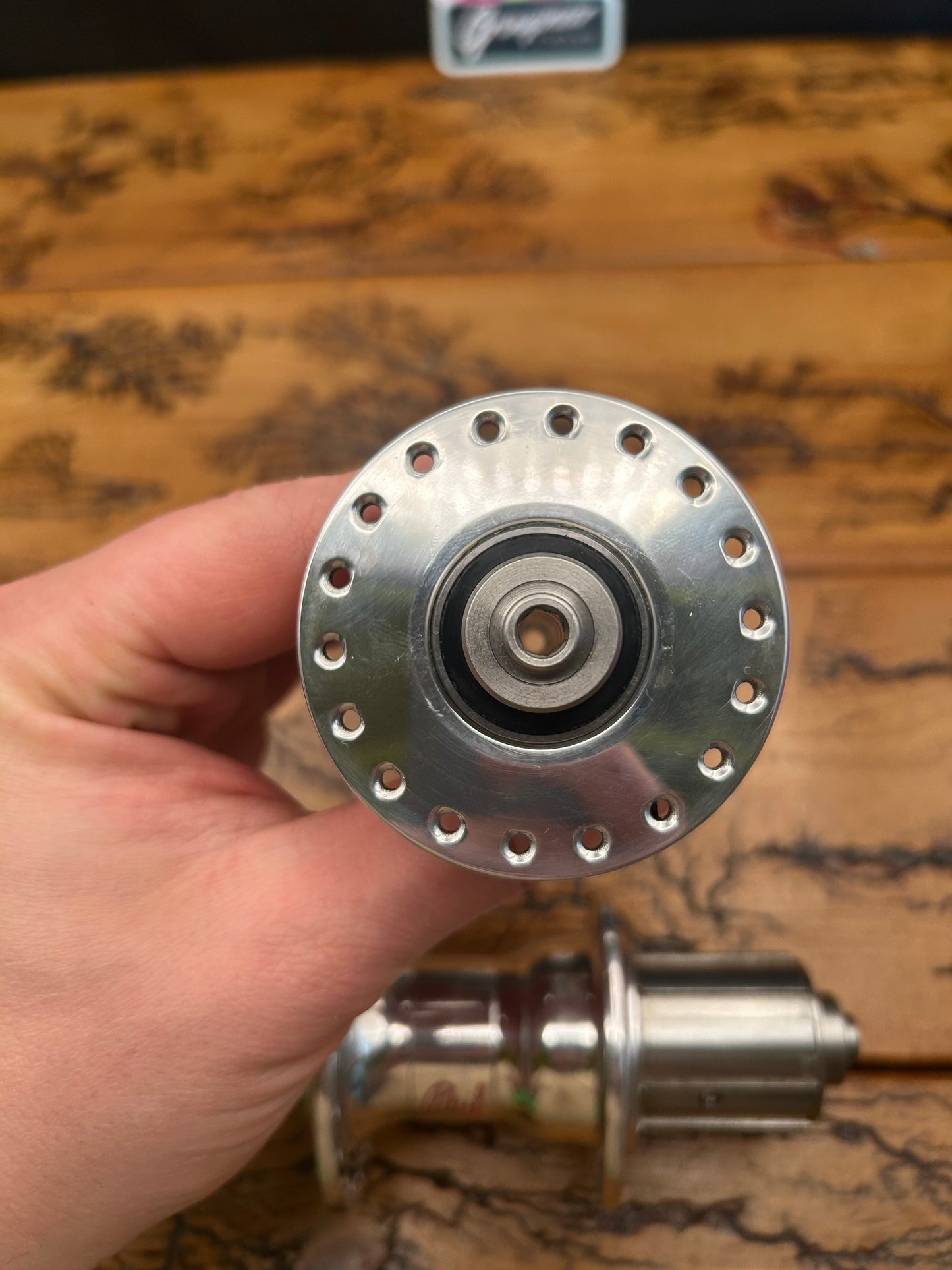 Phil Wood Touring 100/135 36 Hole QR Rim Brake Hub Set NOS