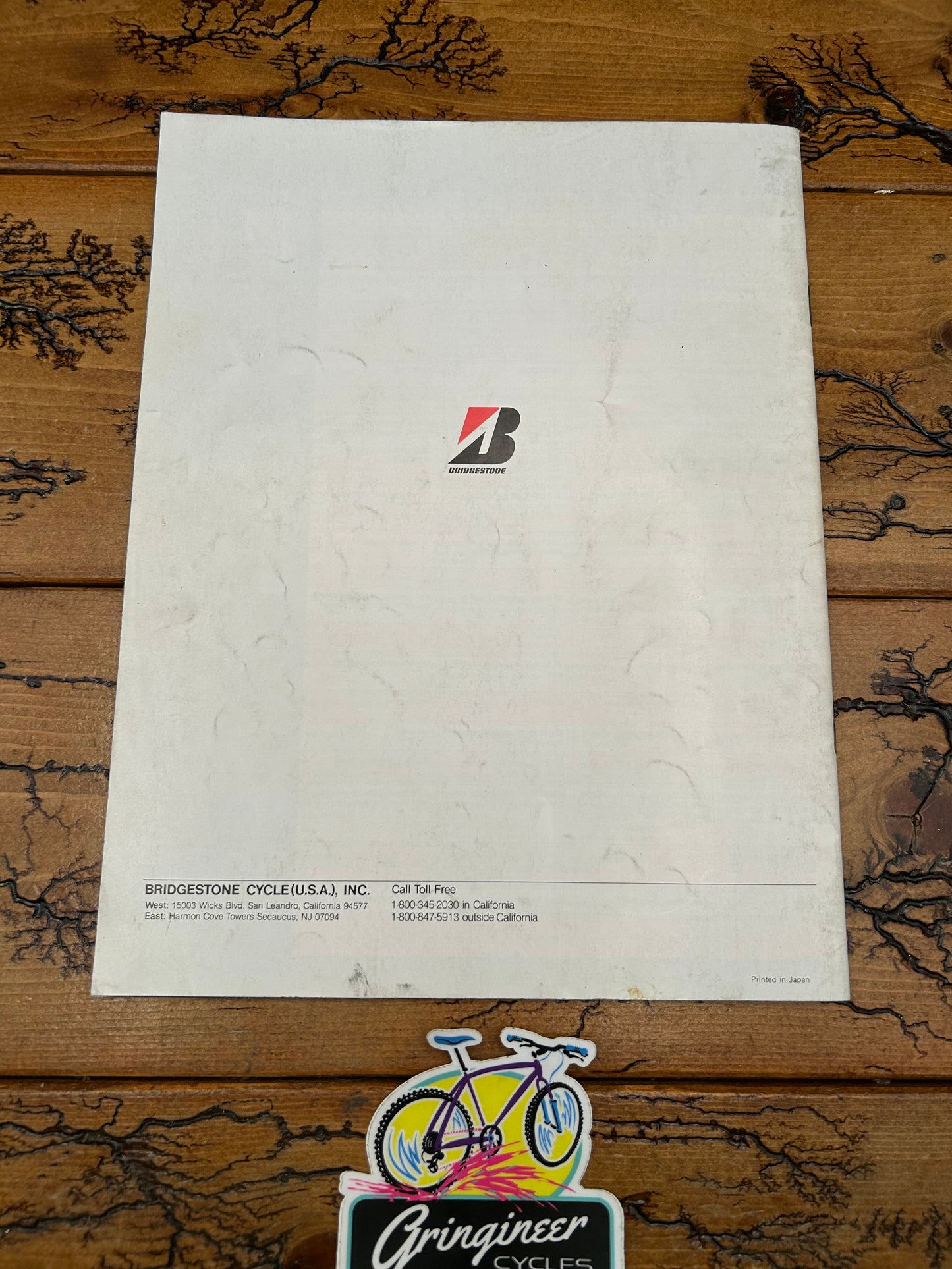 1985 Bridgestone Catalog