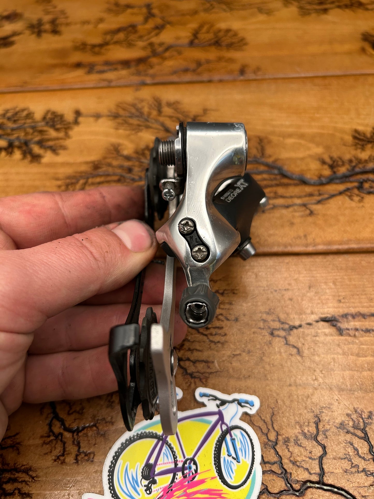 Shimano Deore XT RD-M739 Long Cage Rear Derailleur VG